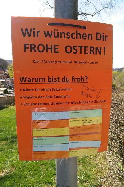 Pfarreiaktionen in der Corona-Zeit #9